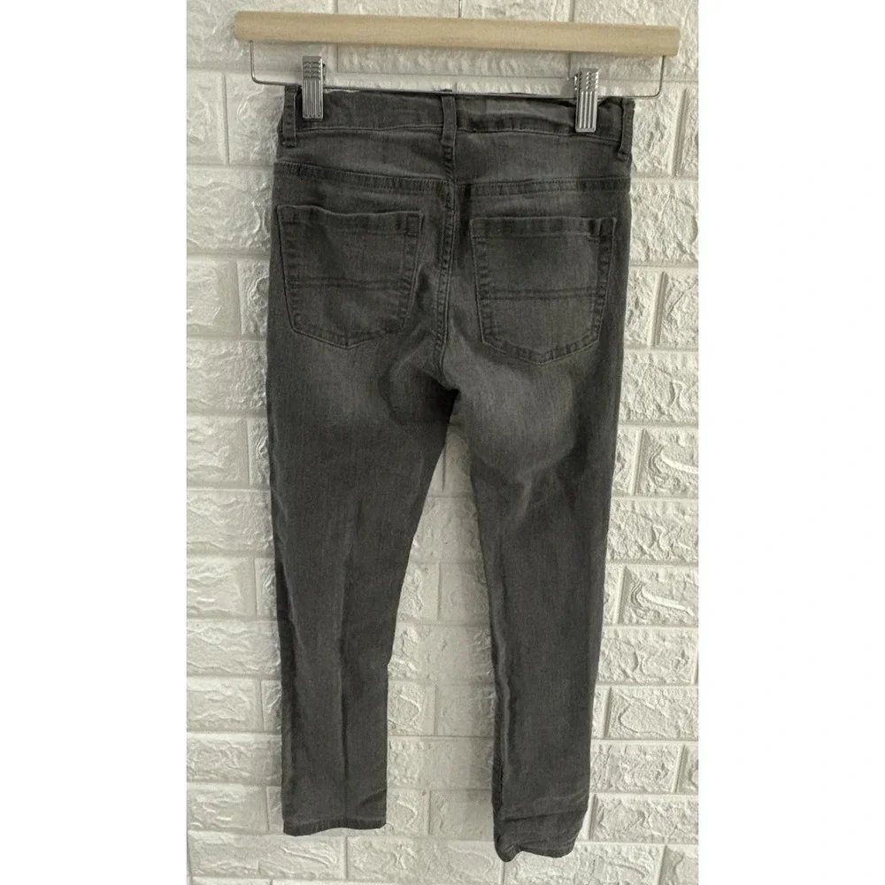 THE CHILDRENS PLACE SIZE 8 GIRLS JEANS STRETCH‎ SUPER SKINNY GRAY DENIM